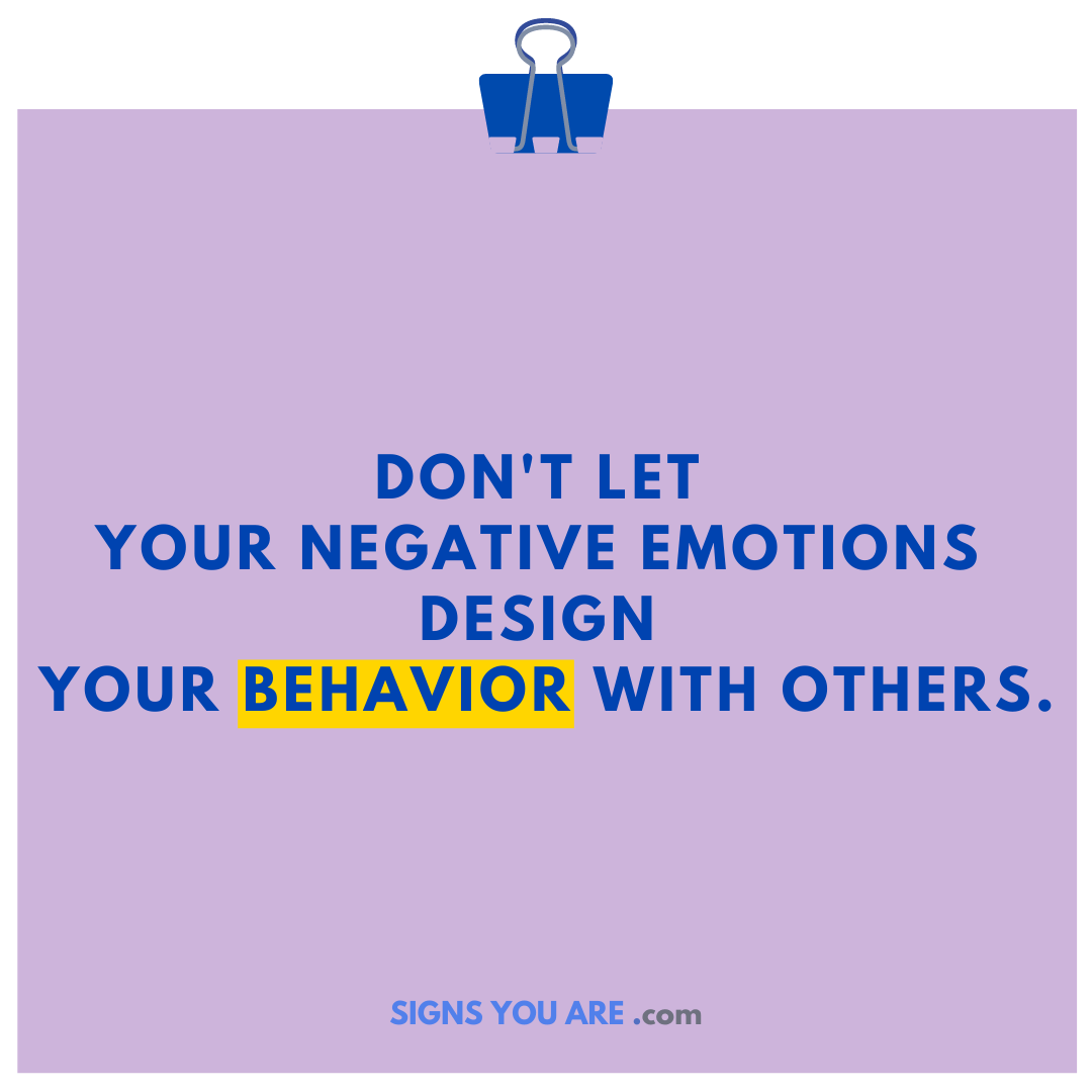 Change your behavior