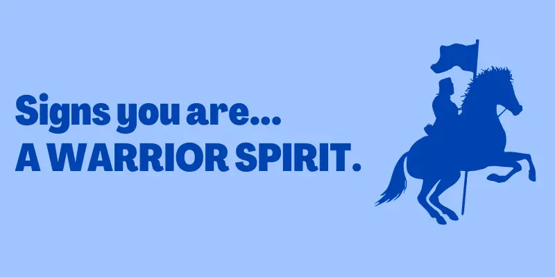 Signs You’re A Warrior Spirit, Signs of a spiritual warrior
