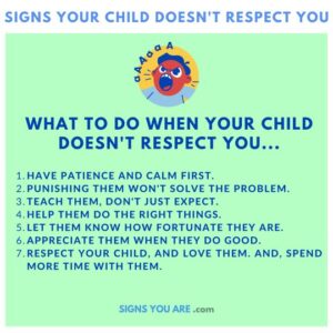 13 Signs Your Child Doesn't Respect You (And, What To Do Next?) • Signs ...