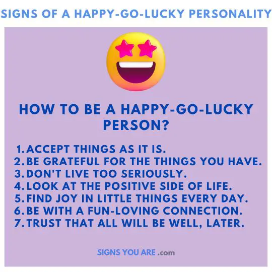 How To Be A Happy-Go-Lucky Person