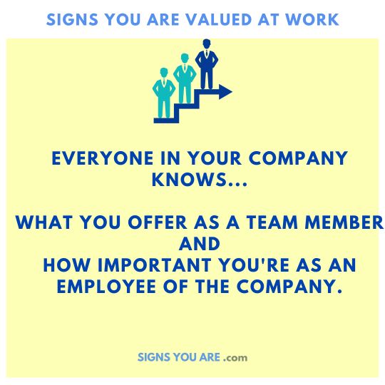 signs your boss values you