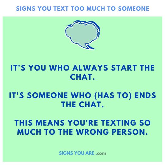Signs Of Excessive Texting To Wrong Person